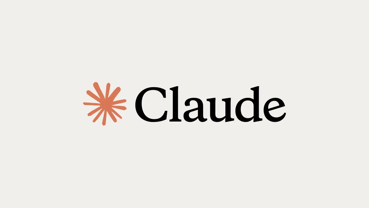 生成り色の背景の中央に置かれたClaudeのロゴ